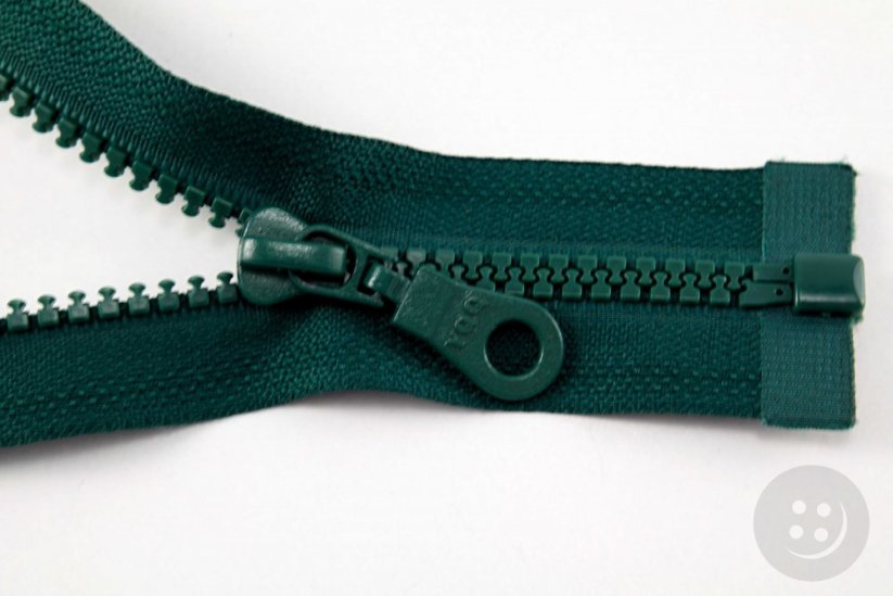 Dělitelný kostěný zip - délka (30 - 95 cm) - různé barvy