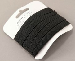 Prádlová guma v balení 5 metrov - čierna - šírka 1,1 cm