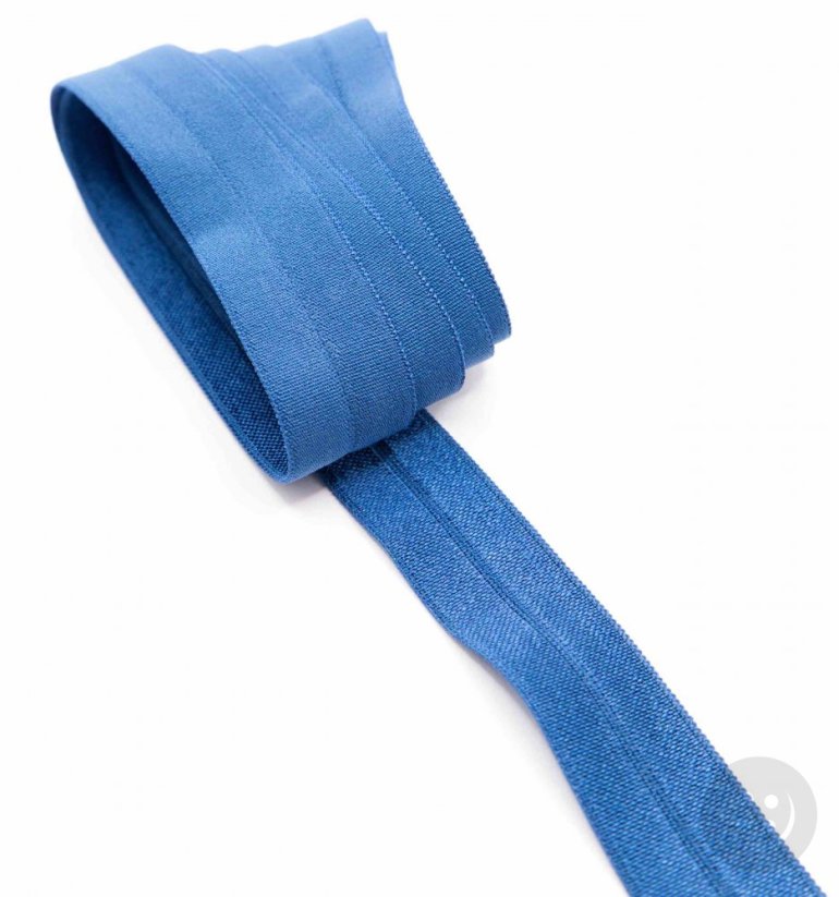 Lemovací pruženka - tmavě modrá - šířka 1,8 cm