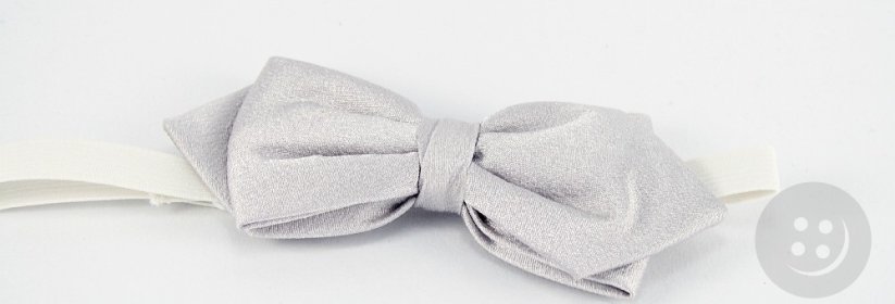 Men's bow tie - grey