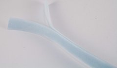 Sew-on velcro tape - light blue - width 2 cm