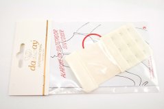 Vkládací podprsenkový prodlužovač obvodu - smetanová - délka 10,5 cm - rozteč háčků 2 cm