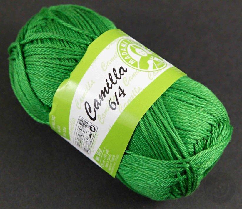 Yarn Camilla - green - color number 4944
