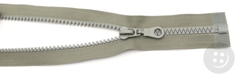 Plastic open-end zippers cubes - length (30 - 95 cm) - various colours