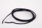Leather cord - black - length cca 90 cm