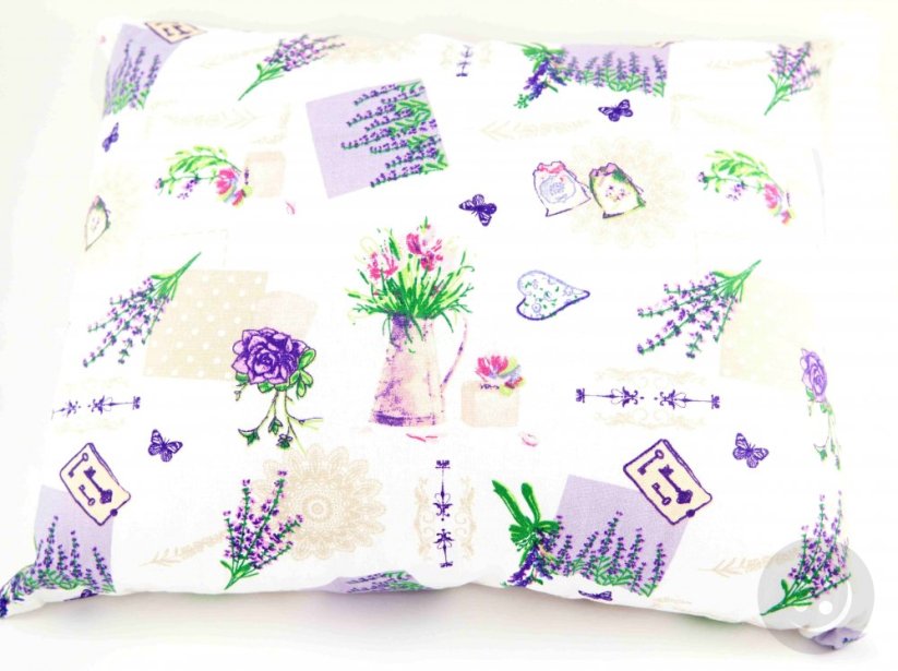 Herbal pillow for fragrant dreams - lavender - size 35 cm x 28 cm