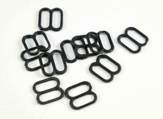 Plastic shortener - black - hole 1.2 cm