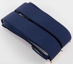 Pánske traky - modrá - šírka 3,5 cm