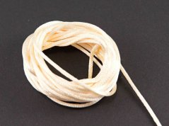 Saténová šňůra - vanilková - průměr 0,2 cm
