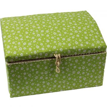 Textile boxes for sewing supplies
