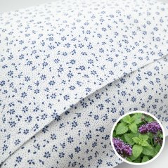 Kräuterkissen Zitronenruhe - kleine blaue Blumen - Größe 35 cm x 28 cm