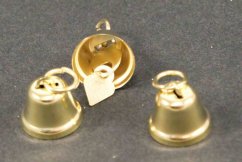 Zvoneček - zlatá - velikost 1,3 cm