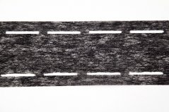 Fixačná zažehlovacia perfopáska čierna - 6 cm