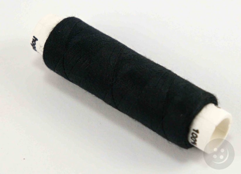 Unipoly thread - 100% polyester - black - 100m