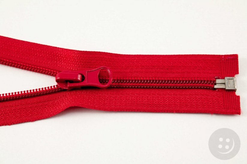 Dělitelné plastové spirálové bundové zipy různé barvy - délka 30 cm - 90 cm - Délka: 65 cm, Barvy spirálových bundových zipů: růžová