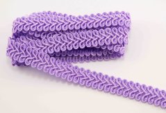 Galon trim - loops - light purple - width 1.5 cm
