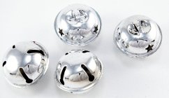 Glöckchen - silber - Durchmesser 3 cm