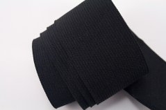 Prádlová guma - mäkká - čierna - šírka 4,5 cm