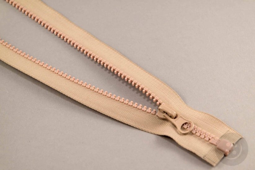 Dělitelný kostěný zip - délka (30 - 95 cm) - různé barvy