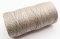 Leinengarn - dratev Schuhband - grau - Spule 165 m - Durchmesser 0,09 cm