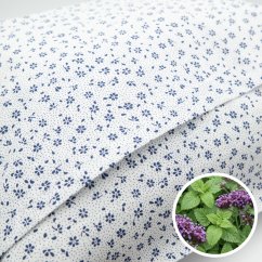 Herbal pillow Citrus calm - small blue flowers - size 35 cm x 28 cm