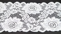 Polyester Lace - elastic white - width 13,5 cm