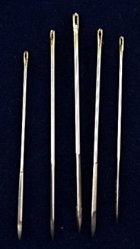 Leather stitching needles