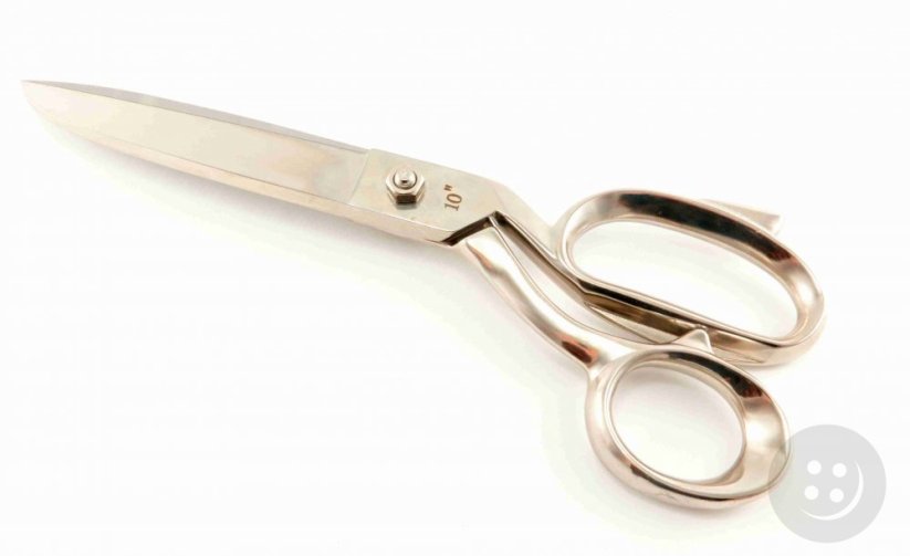 Krejčovské nůžky - délka 25,5 cm  -  celokovové