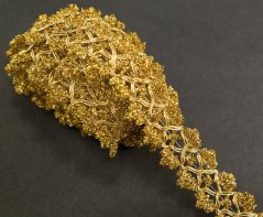Leonský prýmek - zlatá - šíře 2,5 cm