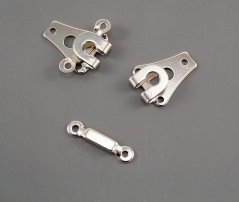 Trouser hook - silver - dimensions 2.1 cm x 2 cm