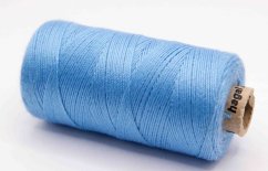 Polyester denim threads in a coil of 200 m - Light blue