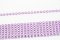 Rhinestone trim - purple - width 0,4 cm