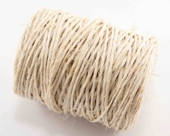 Přírodní sisalový provázek - světlá režná - průměr 0,35 cm