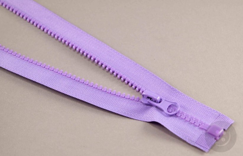 Dělitelný kostěný zip - délka (30 - 95 cm) - různé barvy