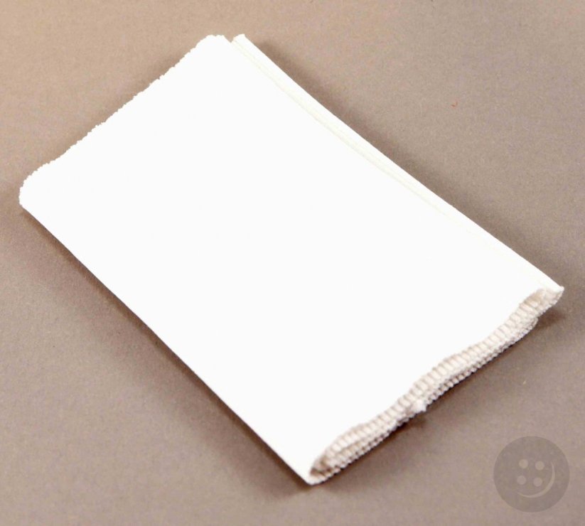 Polyester Bündchen - Weiß