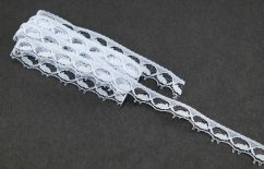Nylon lace - light blue - width 1 cm