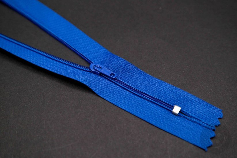 Nedeliteľný jemný plastový špirálový zips (veľkosť číslo 3) rôzne farby - dĺžka 12 cm - 60 cm