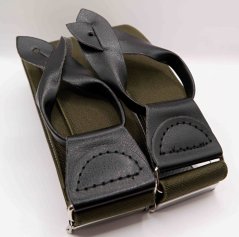 Herren Hosenträger - army grun - Breite 3,5 cm