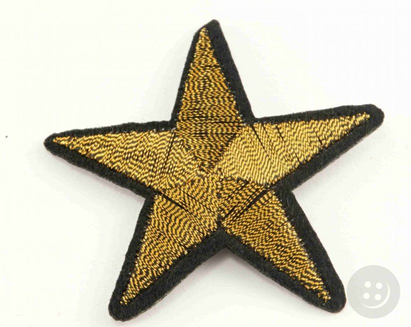 Iron-on patch - Star - big - dimensions 5 cm x 5 cm