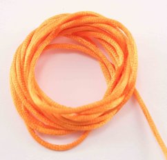 Satin cord - orange - diameter 0.2 cm