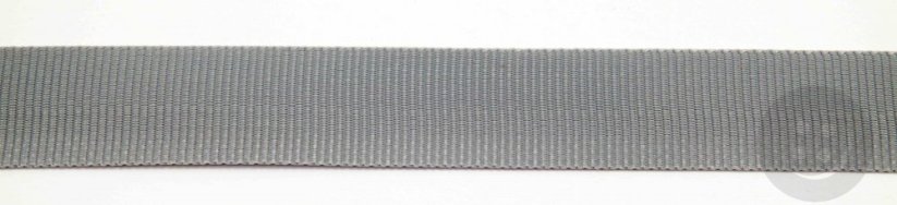 Ripsband - grau - Breite 2 cm