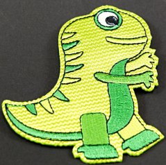 Nažehľovacia záplata - Tyrannosaurus - rozmer 8 cm x 7 cm