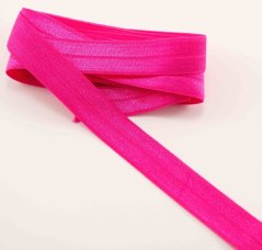 Lemovacia pruženka - ostrá ružová - šírka 1,5 cm