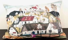 Povlak na vankúšik so zipsom - Josef Lada - Jarnou cestou do dediny
