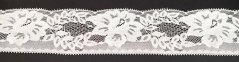 Silonová čipka - smotanová - šírka 6,6 cm