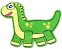 Brontosaurus - zelená