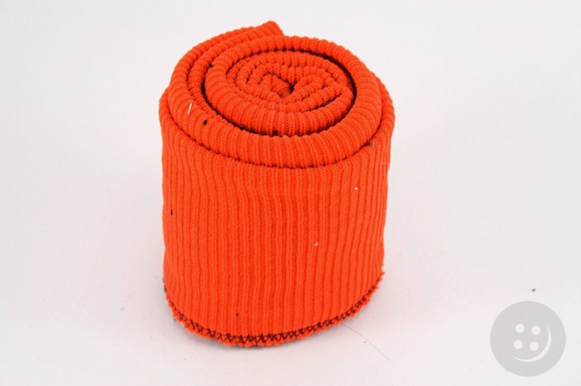 Elastic rib knit kit - orange