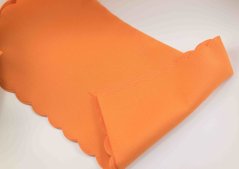 Wasserabweisende rechteckige orangefarbene Teflon-Tischdecke