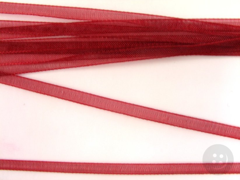 Chiffon organza ribbon - width 0,3 cm