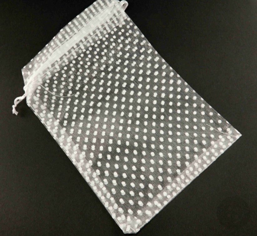 Dárkové pytlíky z organzy - více barev - rozměr 8,5 cm x 11,5 cm - Barvy dárkových pytlíků z organzy: Růžová